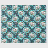 Schattigee Koala Christmas Dreamtime Blue Cadeaupapier (Vlak)