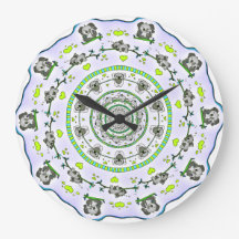 SCHATTIGEE KOALA DESIGN WANDKLOK