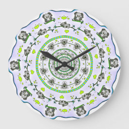 SCHATTIGEE KOALA DESIGN WANDKLOK