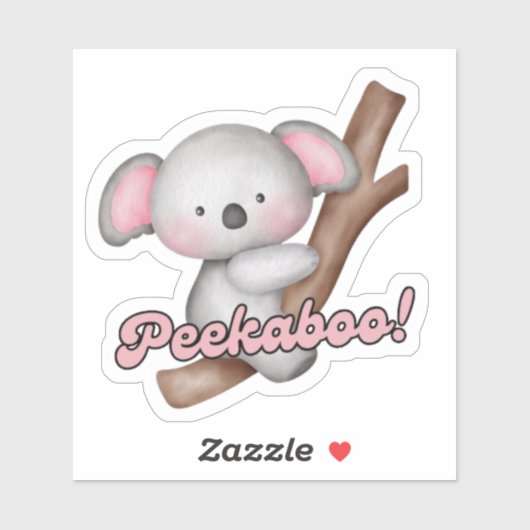 Schattigee Koala Die Cut Sticker (Vel)