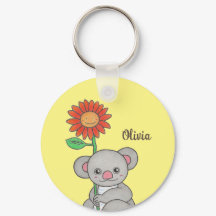Schattigee Koala Dierennaam Sleutelhanger