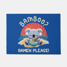 Schattigee Koala eten Ramen Sunshine Deurmat