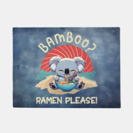 Schattigee Koala eten Ramen Sunshine Deurmat