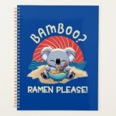 Schattigee Koala eten Ramen  Sunshine Planner (Voorkant)