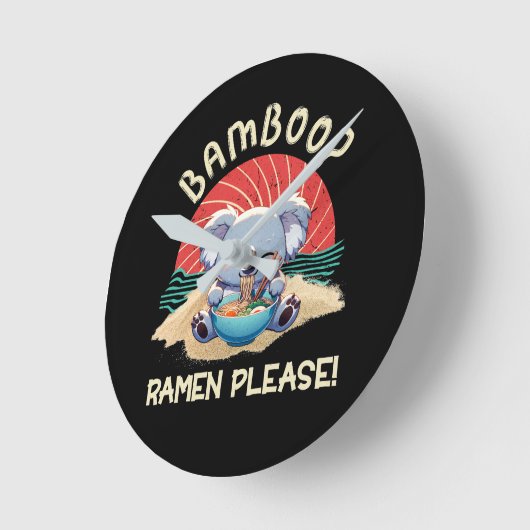 Schattigee Koala eten Ramen  Sunshine Ronde Klok (Hoek)