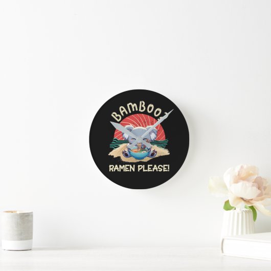 Schattigee Koala eten Ramen  Sunshine Ronde Klok (Huis)