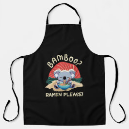 Schattigee Koala eten Ramen Sunshine Schort