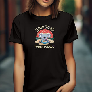 Schattigee Koala eten Ramen  Sunshine T-shirt