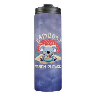 Schattigee Koala eten Ramen Sunshine Thermosbeker
