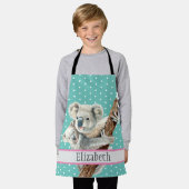 Schattigee Koala familienaam Kinder dierenpatroon  Schort (Gedragen)