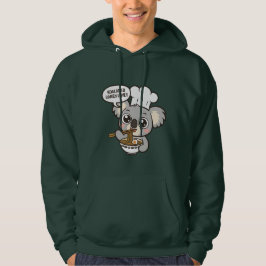 Schattigee Koala genieten van Ramen Hoodie