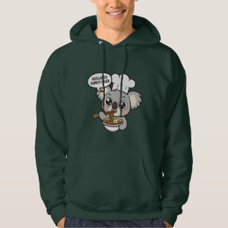 Schattigee Koala genieten van Ramen Hoodie