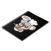 Schattigee Koala genieten van Ramen Notitieboek (Linkerzijde)