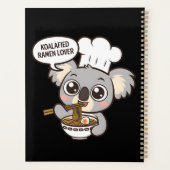 Schattigee Koala genieten van Ramen Planner (Achterkant)