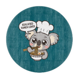 Schattigee Koala genieten van Ramen Snijplank