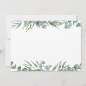 Schattigee Koala Greenery Verjaardag Fotouitnodigi Bedankkaart (Achterkant)