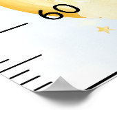 Schattigee Koala groeikaart Poster (Hoek)