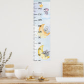 Schattigee Koala groeikaart Poster (Keuken)