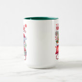 Schattigee Koala Kerstmis gepersonaliseerde naam Mok (Midden)