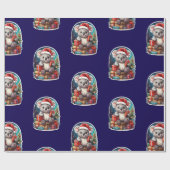 Schattigee Koala Kerstviering Cadeaupapier (Vlak)