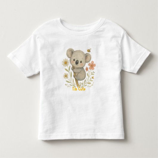 Schattigee Koala Kinder Tshirt (Voorkant)