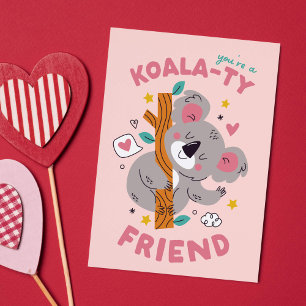 Schattigee Koala Kind's Classroom Valentijnsdag Feestdagen Kaart