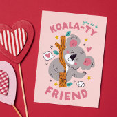 Schattigee Koala Kind's Classroom Valentijnsdag Feestdagen Kaart