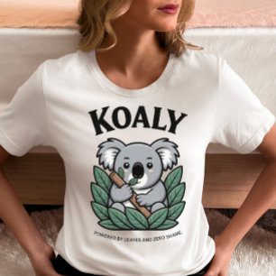 Schattigee Koala "Koaly" - Grappige Dierengrafiek T-shirt