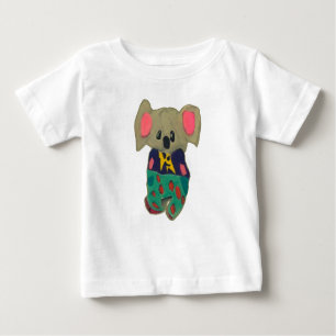 Schattigee koala met menselijke kleding tekenen