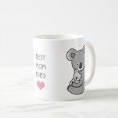 Schattigee Koala Mom en Baby Sweet moederdag cadea Koffiemok (Voorkant rechts)