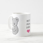 Schattigee Koala Mom en Baby Sweet moederdag cadea Koffiemok (Voorkant links)