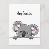 Schattigee Koala Travel Briefkaart (Voorkant)