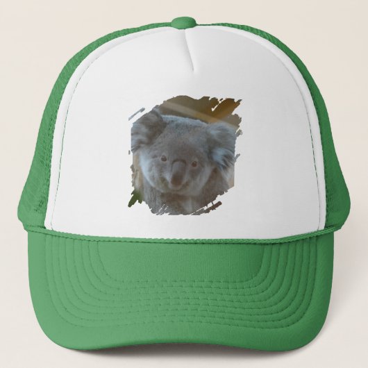 Schattigee Koala Trucker Hat Pet (Voorkant)