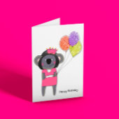 Schattigee Koala Verjaardag Kaart