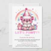 Schattigee Koala-verjaardagsfeestuitnodiging - Let Kaart (Voorkant)