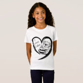 Schattigee Koala verjaardagstaart liefde T-shirt (Voorkant volledig)