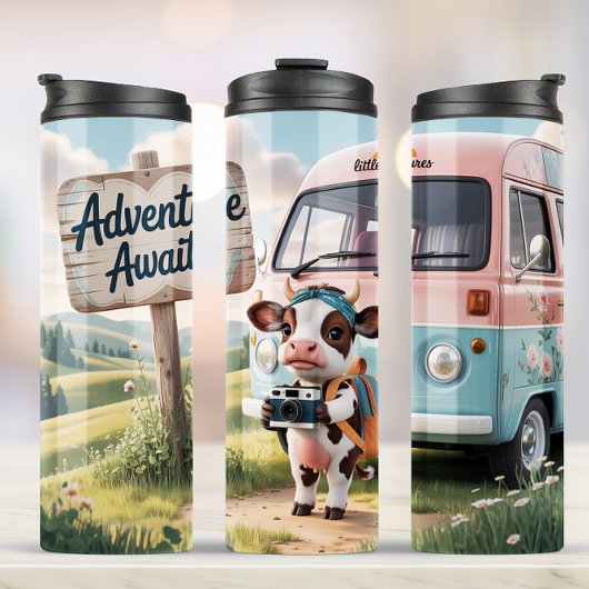 Schattigee Koe  Adventure Tumbler Thermosbeker