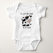 Schattigee Koe Cartoon Baby Romper (Voorkant)