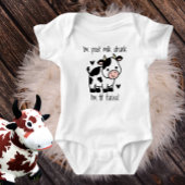 Schattigee Koe Cartoon Baby Romper