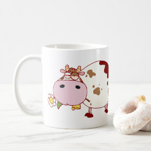 Schattigee Koe Design Boerderij Leven Rundvee Lief Koffiemok