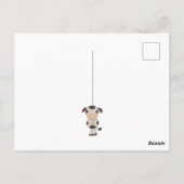 Schattigee  Koe en Boerderijdieren MOOO! Dank je Briefkaart (Achterkant)