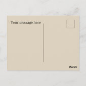 Schattigee koe Flowers Voeg bericht toe Briefkaart (Achterkant)