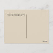 Schattigee koe Flowers Voeg bericht toe Briefkaart (Achterkant)