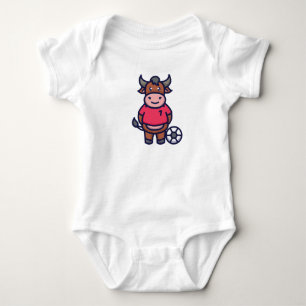 Schattigee Koe Football Speler Romper