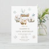 Schattigee Koe in het wintergebied Kaart (Staand voorkant)