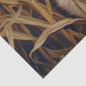 Schattigee Koe Kalveren Maïsveld Decoupage Tissuepapier (Detail)