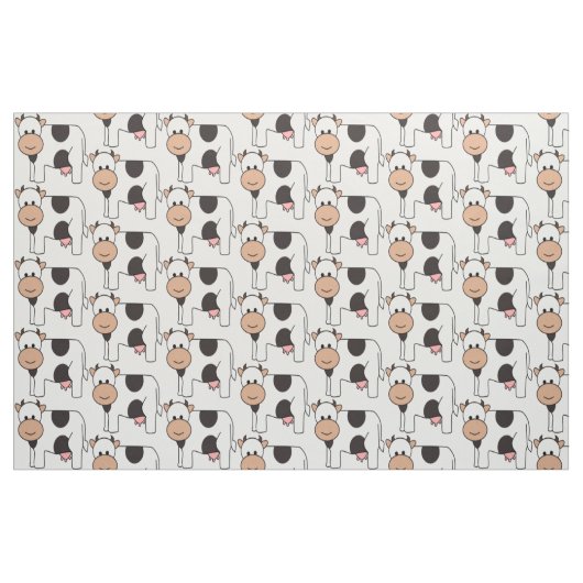 Schattigee Koe kinderen aangepaste stof (Fat Quarter)