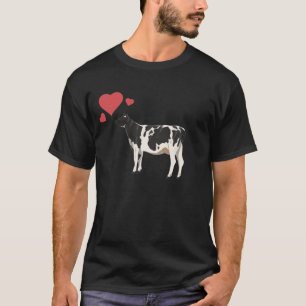 Schattigee Koe Lover Dairy Farmer of Cattle Lovers T-shirt