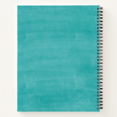 Schattigee Koe met boog gepersonaliseerd Notitieboek (Achterkant)