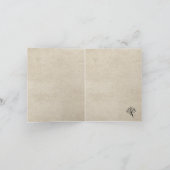 Schattigee Koe met Floral Crown Rustic Bedankt kaa (Binnen)